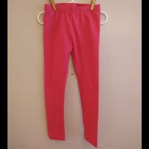 Hanna Andersson pink leggings EUC